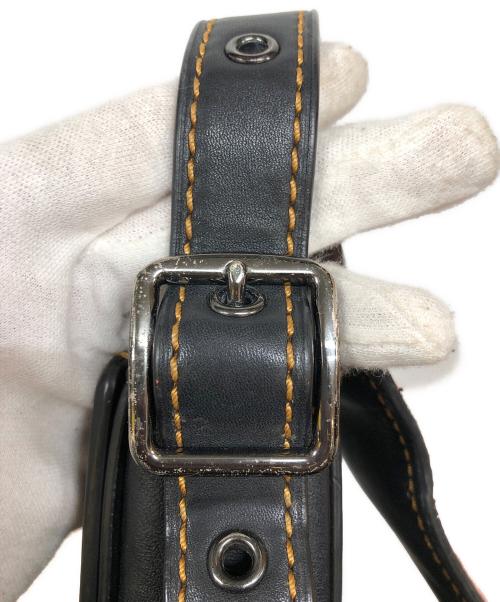 COACH（コーチ）COACH (コーチ) DISNEY (ディズニー) SADDLE BAG(サドルバッグ) ブラックの古着・服飾アイテム