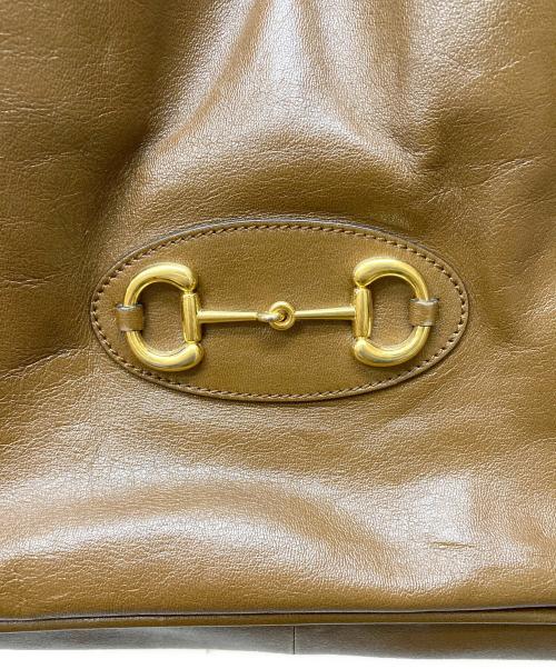 GUCCI（グッチ）GUCCI (グッチ) 1955 HORSEBIT ブラウンの古着・服飾アイテム