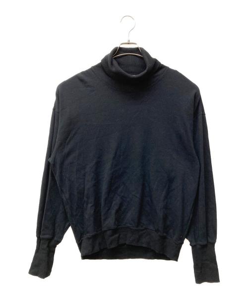 ISSEY MIYAKE MEN（イッセイミヤケメン）ISSEY MIYAKE MEN (イッセイミヤケメン) タートルネックカットソー ブラック サイズ:Mの古着・服飾アイテム