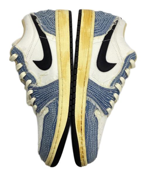 NIKE（ナイキ）NIKE (ナイキ) ナイキ エアジョーダン1 ロー ブルー×ホワイト サイズ:27.5㎝の古着・服飾アイテム