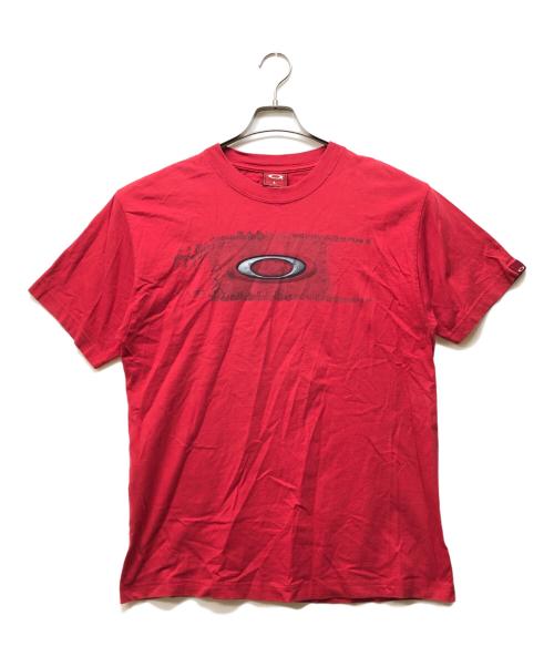 OAKLEY（オークリー）OAKLEY (オークリー) ロゴプリントtシャツ レッド サイズ:Lの古着・服飾アイテム