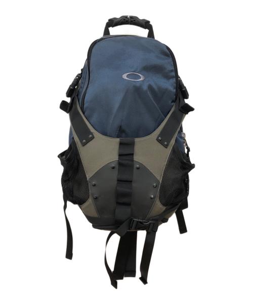 OAKLEY（オークリー）OAKLEY (オークリー) 00sロゴバックパック グレー×ブルーの古着・服飾アイテム