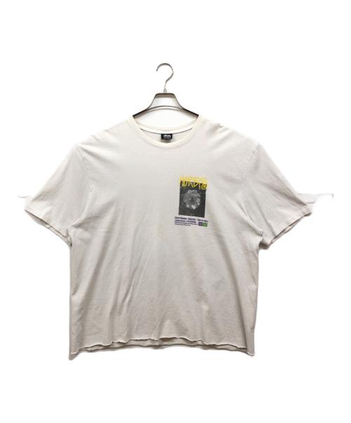 stussy（ステューシー）stussy (ステューシー) プリントTシャツ ホワイト サイズ:XLの古着・服飾アイテム