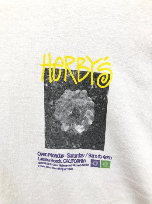 stussy（ステューシー）stussy (ステューシー) プリントTシャツ ホワイト サイズ:XLの古着・服飾アイテム