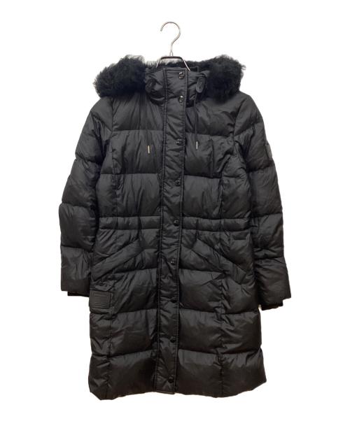 COACH（コーチ）COACH (コーチ) 羊毛ファーダウンコート ブラック サイズ:XSの古着・服飾アイテム