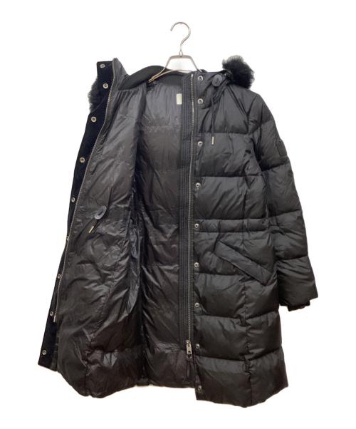 COACH（コーチ）COACH (コーチ) 羊毛ファーダウンコート ブラック サイズ:XSの古着・服飾アイテム