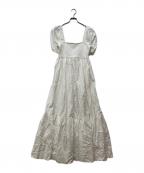 GANNIガニー）の古着「コットンポプリンワンピース」｜ホワイト