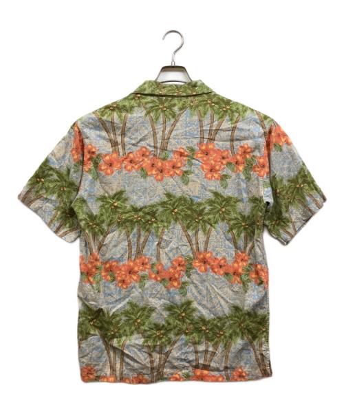 L.L.Bean（エルエルビーン）L.L.Bean (エルエルビーン) レーヨンアロハシャツ ブルー サイズ:S-REGの古着・服飾アイテム