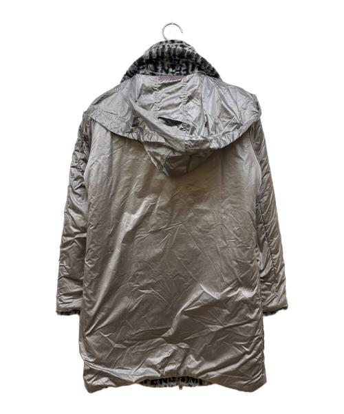 FENDISSIME（フェンディシメ）FENDISSIME (フェンディシメ) モノグラムロゴ リバーシブルコート グレー サイズ:40の古着・服飾アイテム