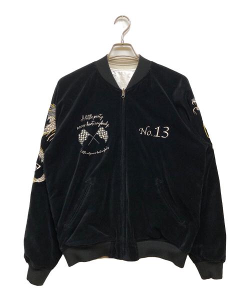 Schott（ショット）Schott (ショット) リバーシブル スーベニアジャケット ブラック サイズ:Mの古着・服飾アイテム