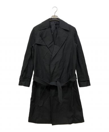 Helmut Lang 2005 コート　黒 HELMUT LANG ヘルムートラング ステンカラーコート ブラック 本人期 黒