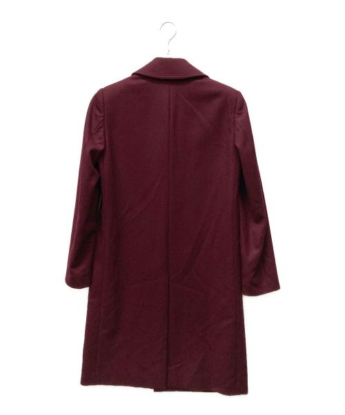 JOHN LAWRENCE SULLIVAN（ジョン ローレンス サリバン）JOHN LAWRENCE SULLIVAN (ジョン ローレンス サリバン) FLANNEL BAL COLLAR COAT レッド サイズ:44の古着・服飾アイテム