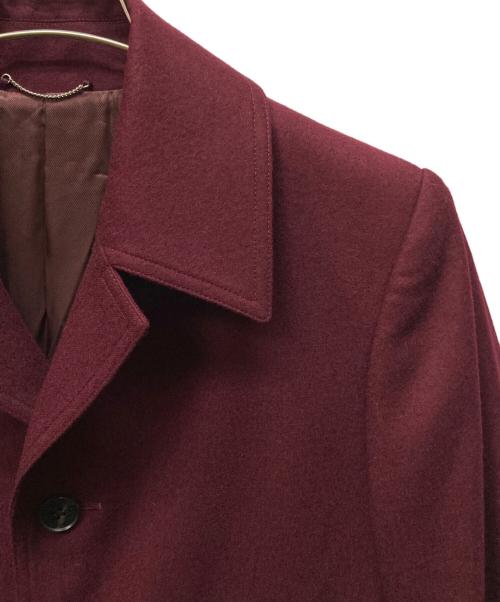 JOHN LAWRENCE SULLIVAN（ジョン ローレンス サリバン）JOHN LAWRENCE SULLIVAN (ジョン ローレンス サリバン) FLANNEL BAL COLLAR COAT レッド サイズ:44の古着・服飾アイテム