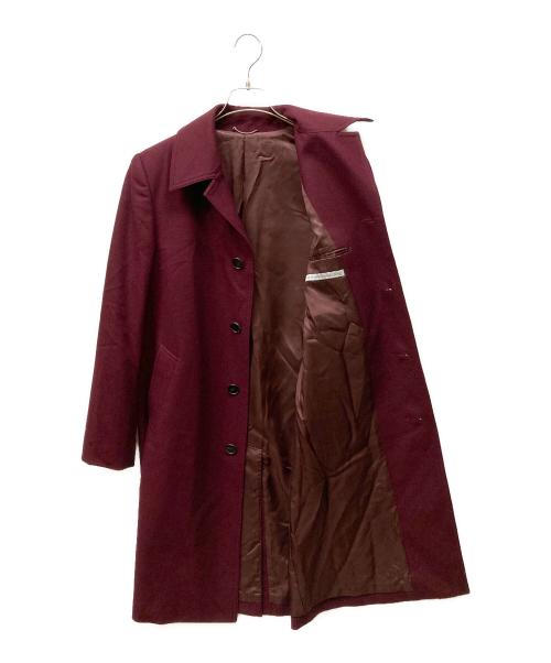 JOHN LAWRENCE SULLIVAN（ジョン ローレンス サリバン）JOHN LAWRENCE SULLIVAN (ジョン ローレンス サリバン) FLANNEL BAL COLLAR COAT レッド サイズ:44の古着・服飾アイテム
