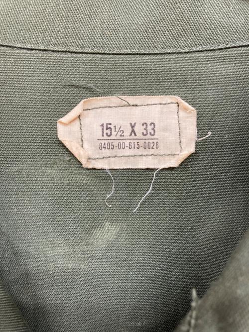 US ARMY（ユーエスアーミー）US ARMY (ユーエスアーミー) U.S.AIR FORCE ユーティリティシャツ カーキ サイズ:15 1/2×33の古着・服飾アイテム