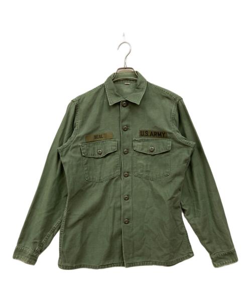 US ARMY（ユーエスアーミー）US ARMY (ユーエスアーミー) ミリタリーシャツ カーキ サイズ:不明（実寸サイズをご確認ください）の古着・服飾アイテム
