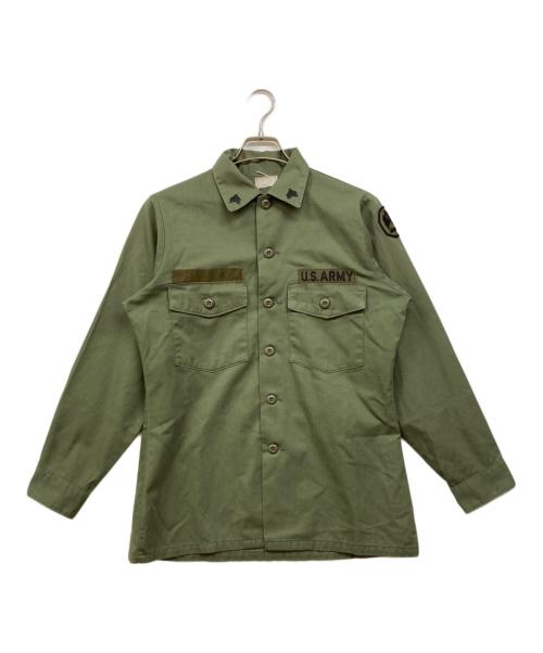 US ARMY（ユーエスアーミー）US ARMY (ユーエスアーミー) ミリタリーシャツ カーキ サイズ:15 1/2×33の古着・服飾アイテム