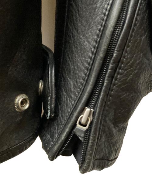 HARLEY-DAVIDSON（ハーレーダビッドソン）HARLEY-DAVIDSON (ハーレーダビッドソン) レザーレーシングジャケット ブラック サイズ:Lの古着・服飾アイテム