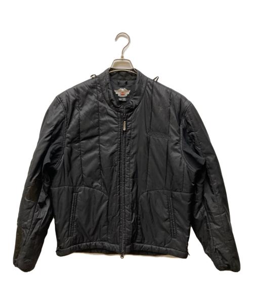 HARLEY-DAVIDSON（ハーレーダビッドソン）HARLEY-DAVIDSON (ハーレーダビッドソン) レザーレーシングジャケット ブラック サイズ:Lの古着・服飾アイテム