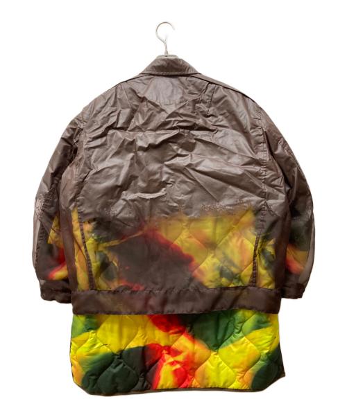 TAAKK（ターク）TAAKK (ターク) TRANSPARENT A-2 FLIGHT JACKET/トランスペアレントA-2フライトジャケット ブラウン サイズ:2の古着・服飾アイテム
