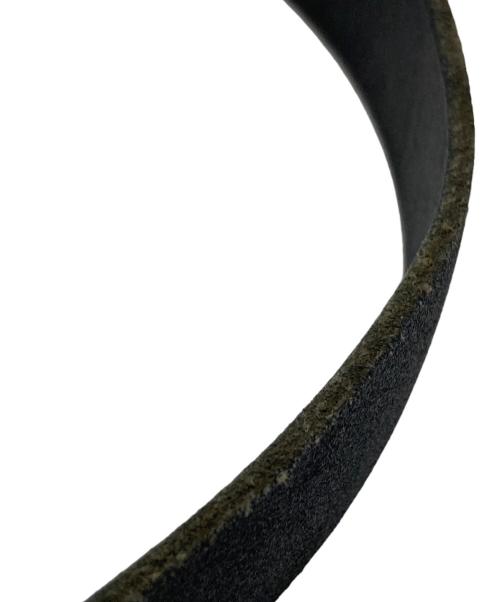 GUCCI（グッチ）GUCCI (グッチ) GGマーモントバックル レザーベルト ブラックの古着・服飾アイテム