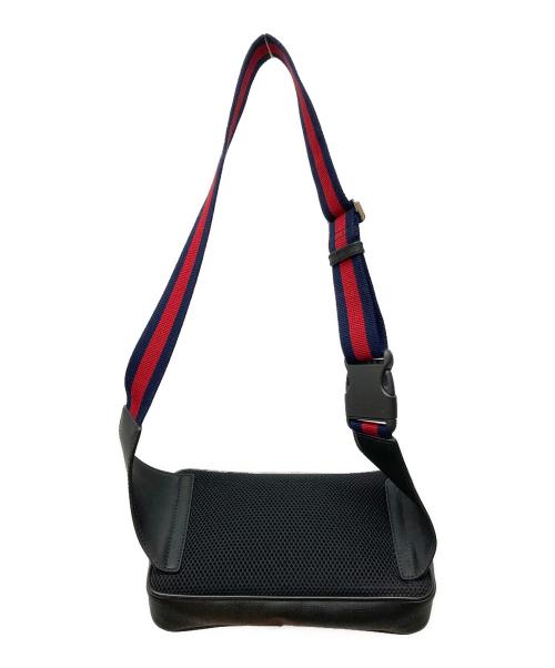 GUCCI（グッチ）GUCCI (グッチ) GGスプリーム ボディバッグ グレーの古着・服飾アイテム