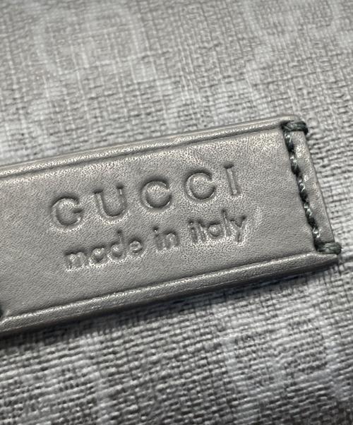 GUCCI（グッチ）GUCCI (グッチ) GGスプリーム ボディバッグ グレーの古着・服飾アイテム