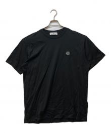 STONE ISLAND（ストーンアイランド）の古着「ロゴパッチクルーネックtシャツ」｜ブラック