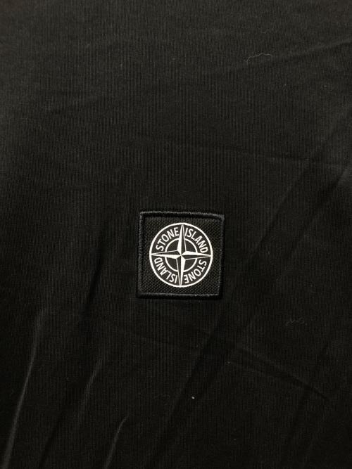 STONE ISLAND（ストーンアイランド）STONE ISLAND (ストーンアイランド) ロゴパッチクルーネックtシャツ ブラック サイズ:XLの古着・服飾アイテム