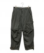 stussy×SURPLUSステューシー×サープラス）の古着「ナイロンカーゴパンツ」｜グレー