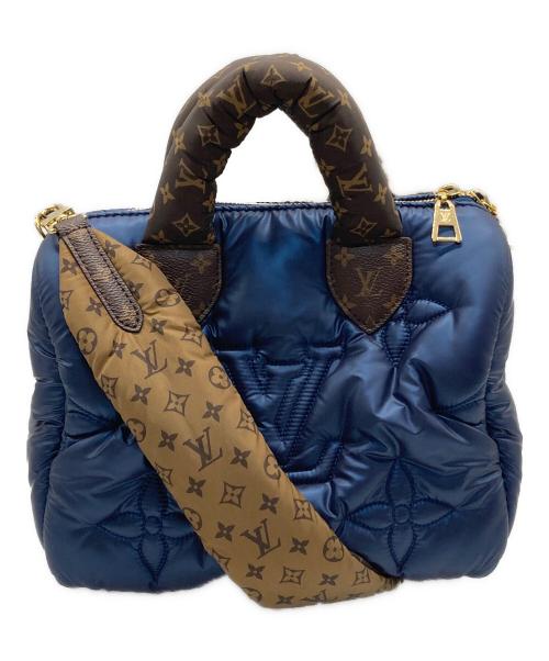 LOUIS VUITTON（ルイ ヴィトン）LOUIS VUITTON (ルイ ヴィトン) LVピロー スピーディ バンドリエール25 ブラウン×ブルーの古着・服飾アイテム