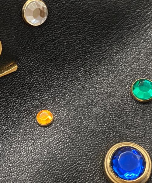 Saint Laurent Paris（サンローランパリ）Saint Laurent Paris (サンローランパリ) TEDDY ビジューワンショルダーバッグ ブラックの古着・服飾アイテム