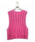 Ganni (ガニー) ニットベスト ピンク サイズ:XL：7000円