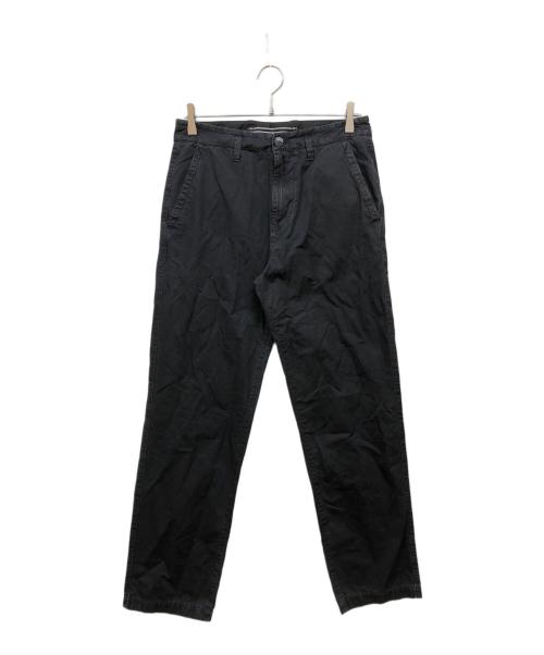 STONE ISLAND（ストーンアイランド）STONE ISLAND (ストーンアイランド) ロゴパッチウォッシュドトラウザーパンツ ブラック サイズ:28の古着・服飾アイテム