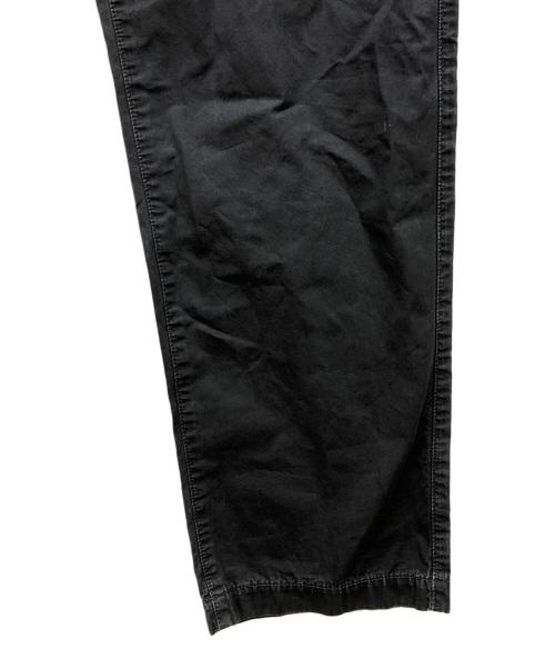 STONE ISLAND（ストーンアイランド）STONE ISLAND (ストーンアイランド) ロゴパッチウォッシュドトラウザーパンツ ブラック サイズ:28の古着・服飾アイテム