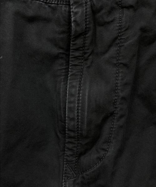 STONE ISLAND（ストーンアイランド）STONE ISLAND (ストーンアイランド) ロゴパッチウォッシュドトラウザーパンツ ブラック サイズ:28の古着・服飾アイテム