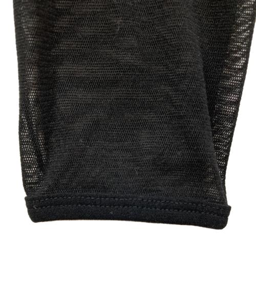 ISSEY MIYAKE（イッセイミヤケ）ISSEY MIYAKE (イッセイミヤケ) シースルートップス ブラック サイズ:2の古着・服飾アイテム