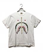 A BATHING APEアベイシングエイプ）の古着「シャークTシャツ」｜ホワイト