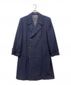 ZILLIジリー）の古着「カシミヤダブルコート」｜ネイビー