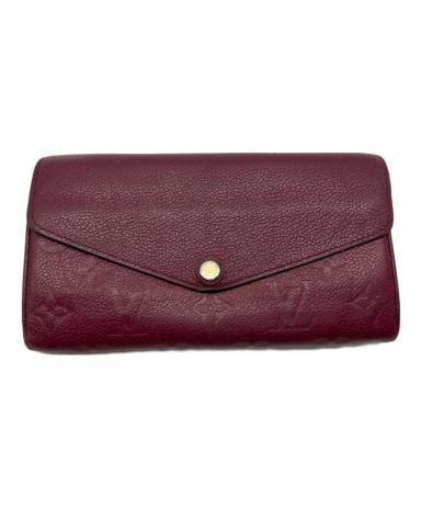 【未使用品】ルイヴィトン エピ ポルトフォイユ・サラ フューシャ 中古・古着通販】LOUIS VUITTON (ルイ ヴィトン) ポルトフォイユサラ