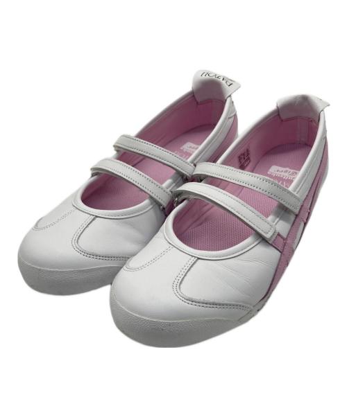 asics（アシックス）asics (アシックス) PATOU (パトゥ) Mexico 66 Ballerina ピンク×ホワイト サイズ:SIZE 24cmの古着・服飾アイテム