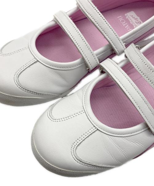 asics（アシックス）asics (アシックス) PATOU (パトゥ) Mexico 66 Ballerina ピンク×ホワイト サイズ:SIZE 24cmの古着・服飾アイテム