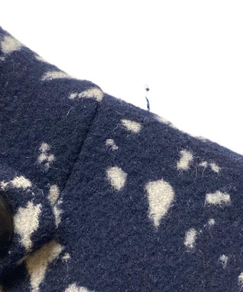 mina perhonen（ミナ ペルホネン）mina perhonen (ミナ ペルホネン) flicker ハーフコート ネイビー サイズ:SIZE 38の古着・服飾アイテム