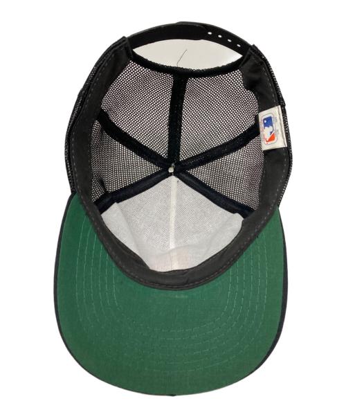MLB（エムエルビー）MLB (エムエルビー) ヴィンテージメッシュキャップ ブラックの古着・服飾アイテム
