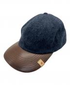 VISVIMビズビム）の古着「EXCELSIOR CAP WOOL」｜ネイビー
