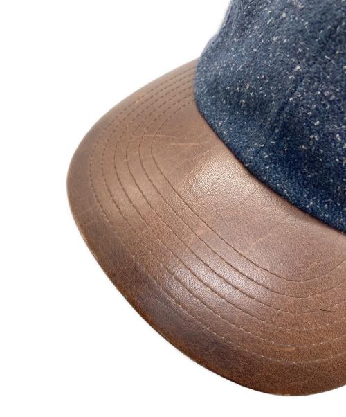 VISVIM（ビズビム）VISVIM (ビズビム) EXCELSIOR CAP WOOL ネイビーの古着・服飾アイテム
