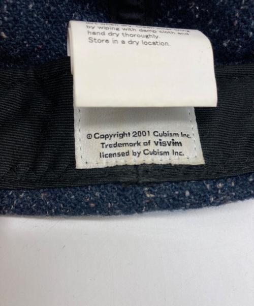 VISVIM（ビズビム）VISVIM (ビズビム) EXCELSIOR CAP WOOL ネイビーの古着・服飾アイテム