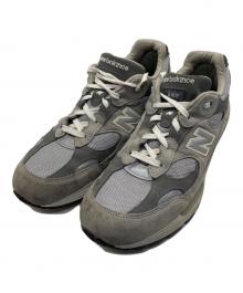 NEW BALANCE（ニューバランス）の古着「M992GR ローカットスニーカー」｜グレー