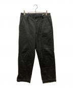 OLD JOE & Co.オールドジョー）の古着「FRONT TUCK ARMY TROUSER/フロントタックアーミートラウザー」｜ブラック