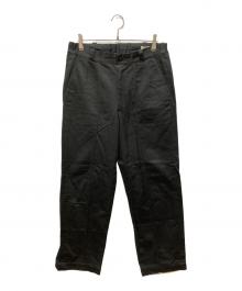 OLD JOE & Co.（オールドジョー）の古着「FRONT TUCK ARMY TROUSER/フロントタックアーミートラウザー」｜ブラック